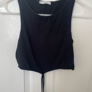 Black Crop Top/Tank Top